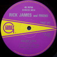 Rick James + Friend* : Ebony Eyes (12", Single)