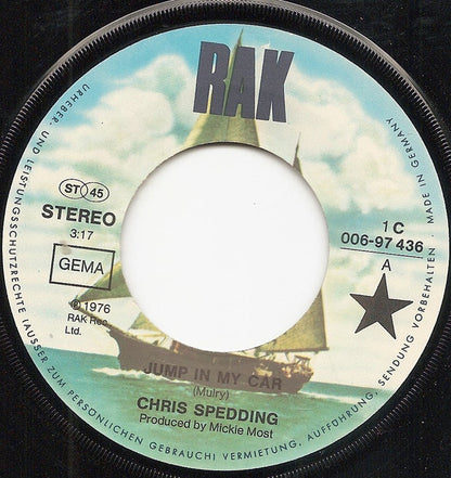 Chris Spedding : Jump In My Car (7", Single)