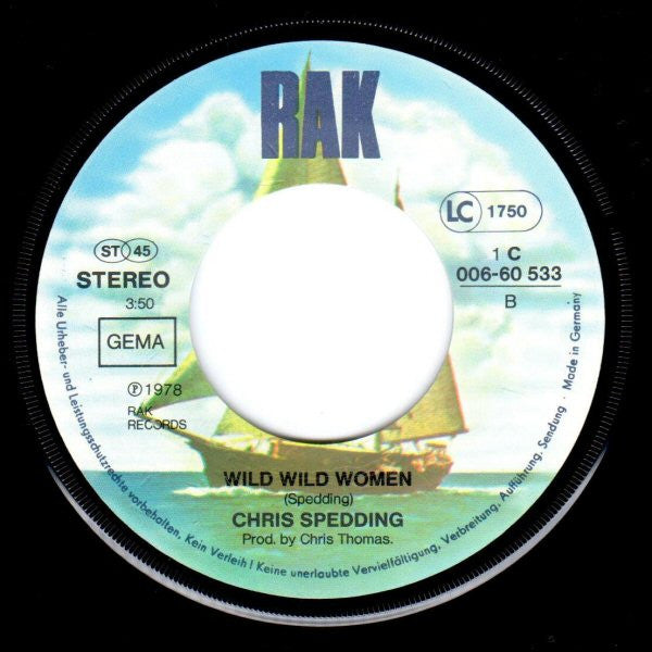 Chris Spedding : Silver Bullet (7", Single)