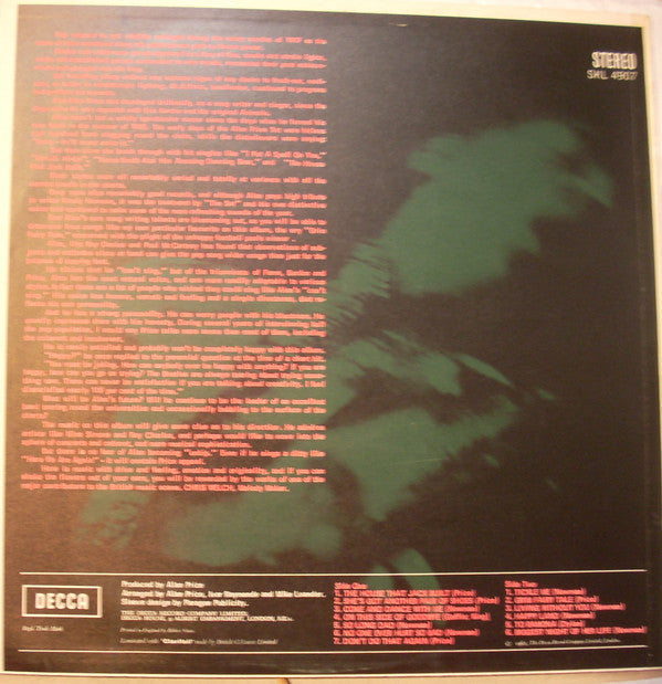 The Alan Price Set : A Price On His Head (LP, Album)