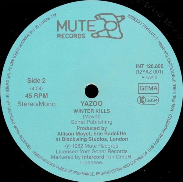 Yazoo : Don't Go • Re-mixes (12", Maxi, P/Mixed)