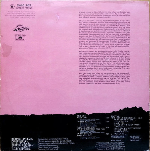 Caravan : In The Land Of Grey And Pink (LP, Album, RE)
