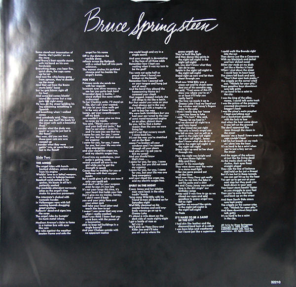 Bruce Springsteen : Greetings From Asbury Park N.J. (LP, Album, RE)