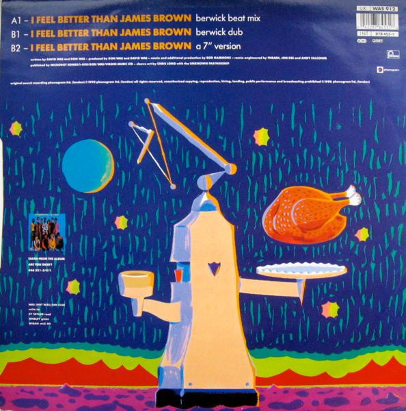Was (Not Was) : I Feel Better Than James Brown (12", Single)