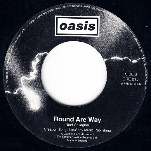 Oasis (2) : Wonderwall (7", Single, Jukebox)