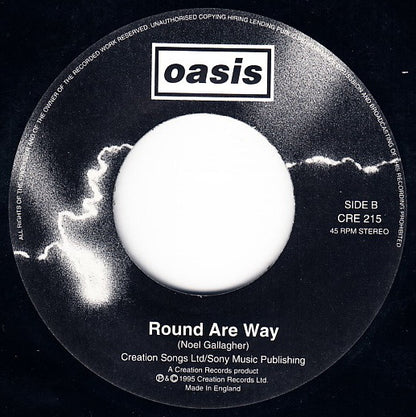 Oasis (2) : Wonderwall (7", Single, Jukebox)