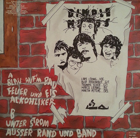 Dimple Minds : Blau Auf'm Bau (12", MiniAlbum)