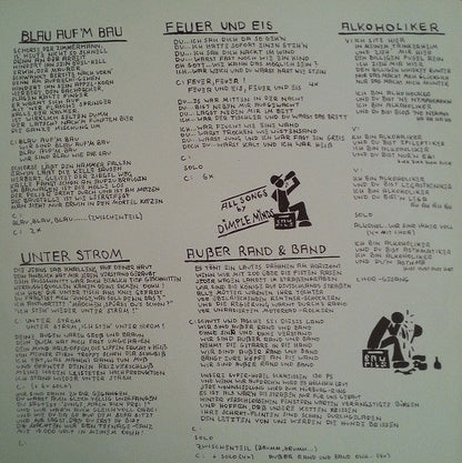 Dimple Minds : Blau Auf'm Bau (12", MiniAlbum)