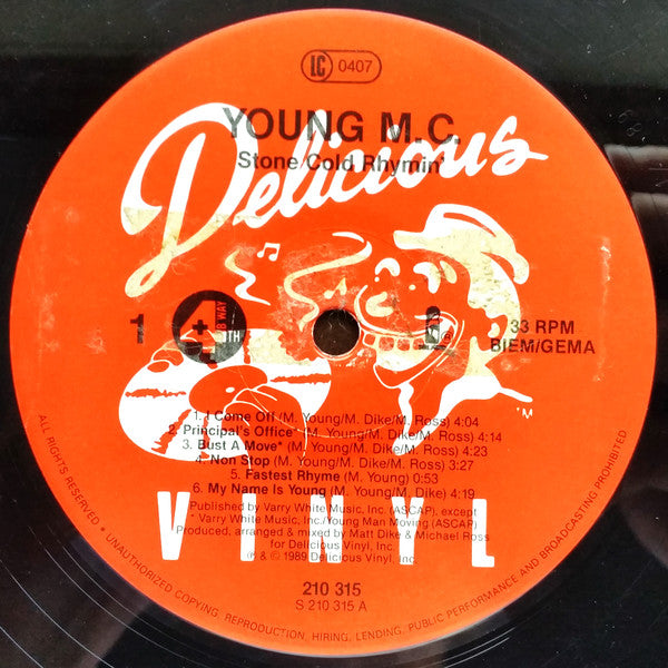 Young MC : Stone Cold Rhymin' (LP, Album)