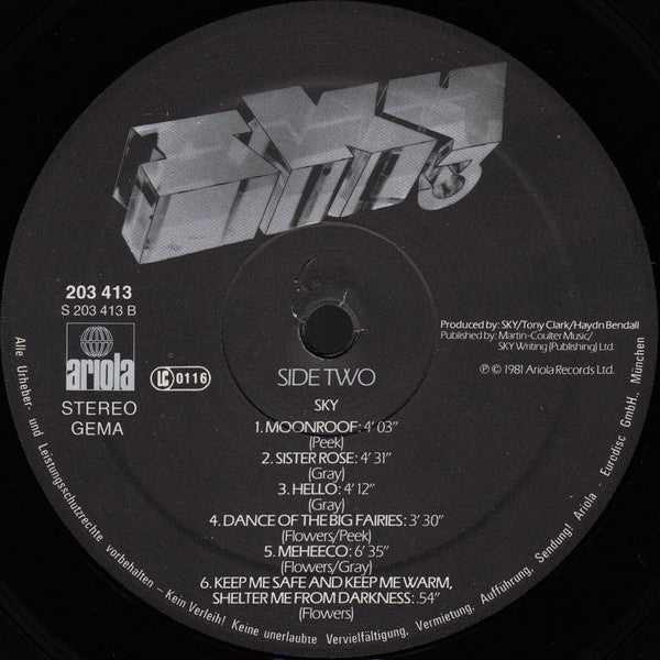 Sky (4) : Sky 3 (LP, Album, Gat)