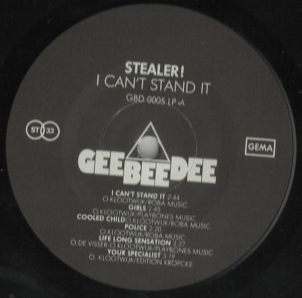 Stealer : I Can't Stand It (LP, Album)