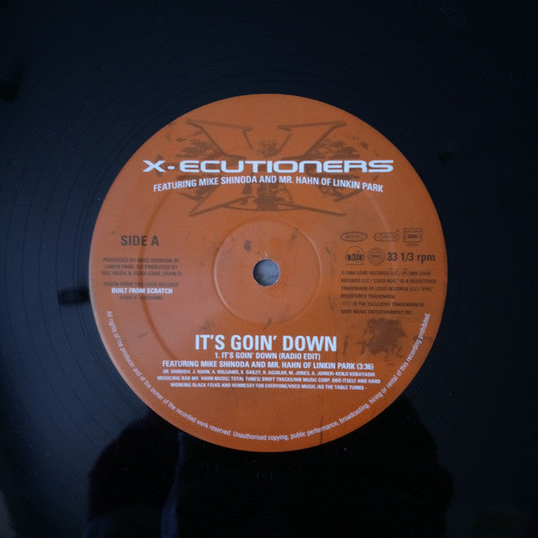 The X-Ecutioners Feat. Mike Shinoda And Mr. Hahn : It's Goin' Down (12", Single)