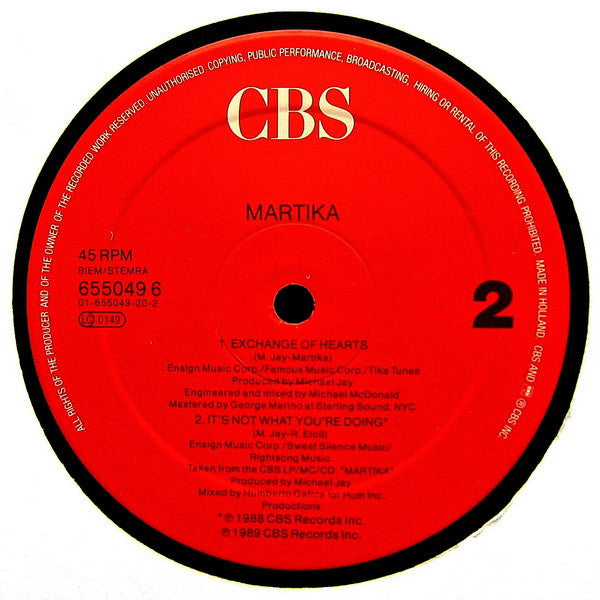 Martika : Toy Soldiers (12", Maxi)