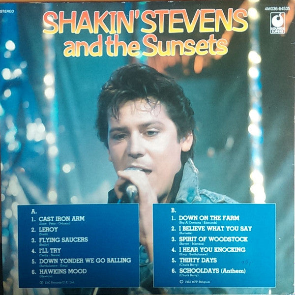 Shakin' Stevens And The Sunsets : Shakin' Stevens And The Sunsets (LP, Album, RE)