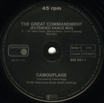 Camouflage : The Great Commandment (12", Maxi)