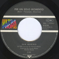 San Marino : Per Un Solo Momento (7", Single)