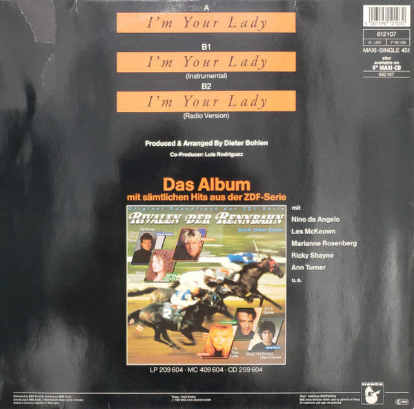 Ann Turner : I'm Your Lady (12", Maxi)