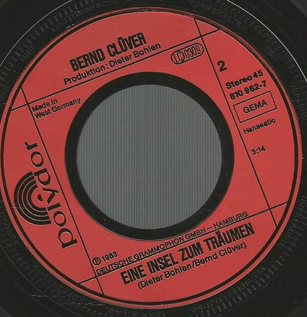Bernd Clüver : Mit 17 (7", Single)