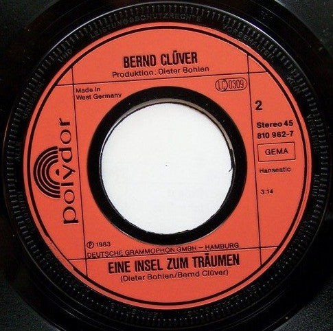 Bernd Clüver : Mit 17 (7", Single)
