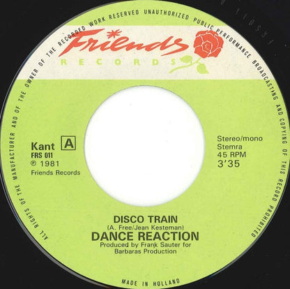 Dance Reaction : Disco Train (7", Single)
