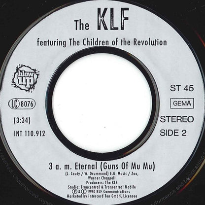 The KLF : 3 A.M. Eternal (Live At The S.S.L.) (7", Single)