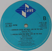 Billy Ocean : European Queen (No More Love On The Run) (12", Blu)