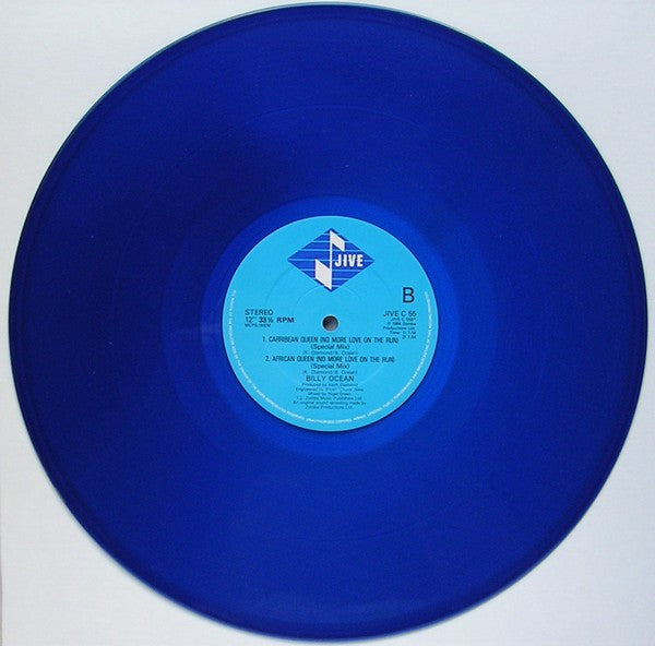 Billy Ocean : European Queen (No More Love On The Run) (12", Blu)