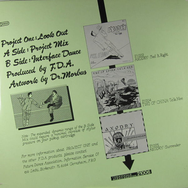 Project One (6) : Look Out (Project Mix) (12")