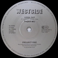 Project One (6) : Look Out (Project Mix) (12")