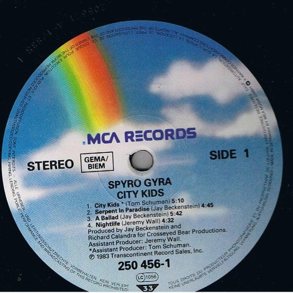Spyro Gyra : City Kids (LP, Album, RP)