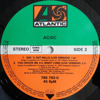 AC/DC : You Shook Me All Night Long (12", Maxi)