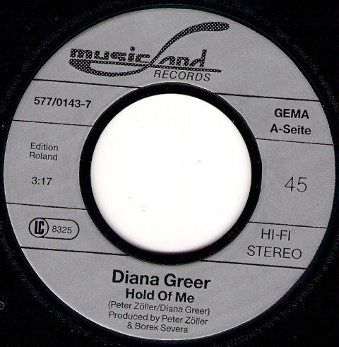 Diana Greer : Taking Hold On Me / Promise (7", Single)