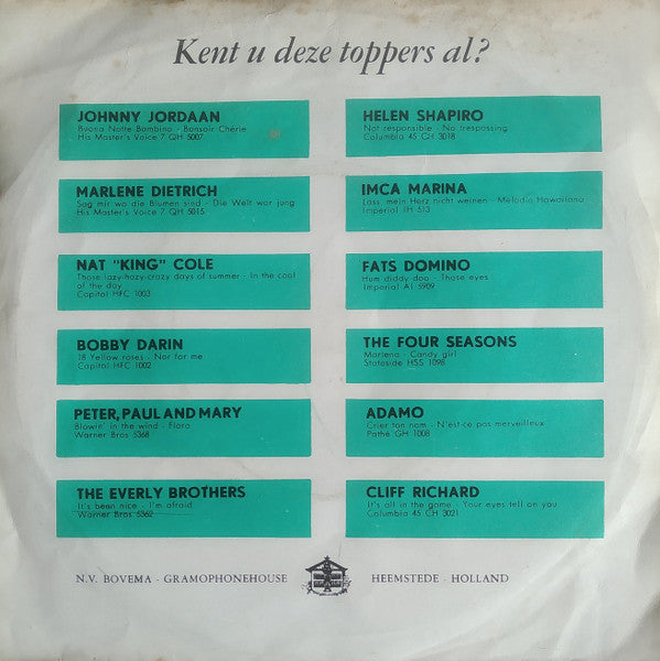 Hein Van Amstel : Bier, Bier, Bier / Er Is Geen Bier Op Hawai (7", Single)