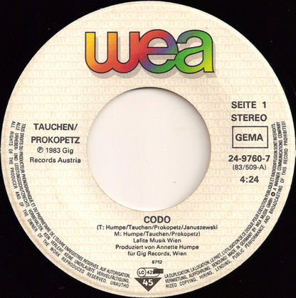 Tauchen - Prokopetz*, DÖF : Codo (... Düse Im Sauseschritt) (7", Single, EMI)