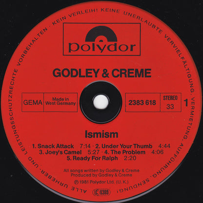 Godley + Creme* : Ismism (LP, Album)