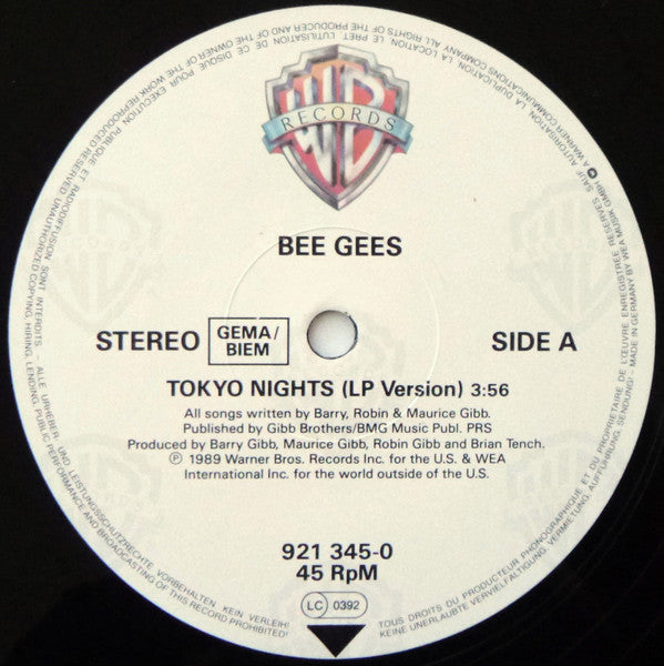 Bee Gees : Tokyo Nights (12", Single)