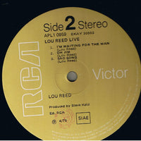 Lou Reed : Lou Reed Live (LP, Album, RE)