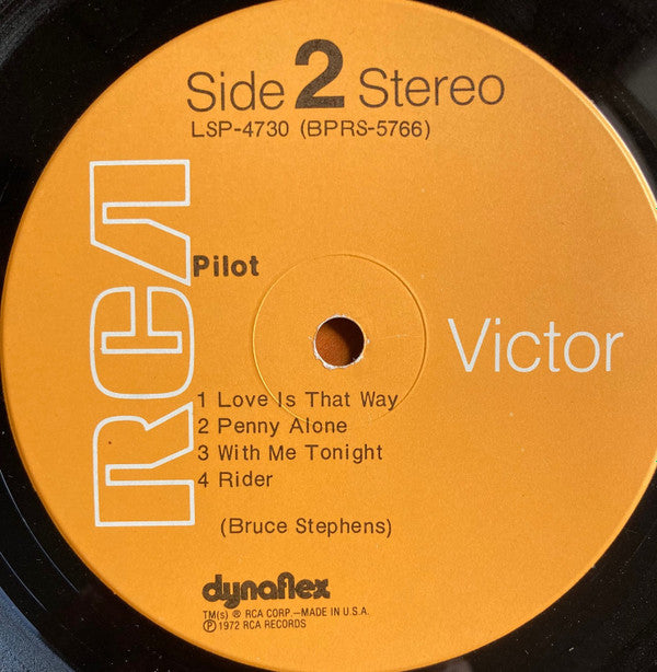 Pilot (9) : Pilot (LP, Album, Hol)