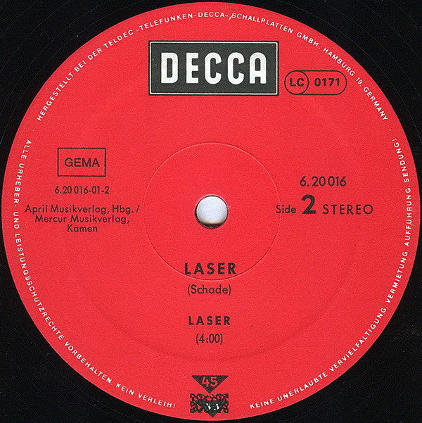 Laser (2) : His Name Is Charly (12")