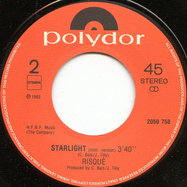 Risqué (2) : Starlight (7", Single)