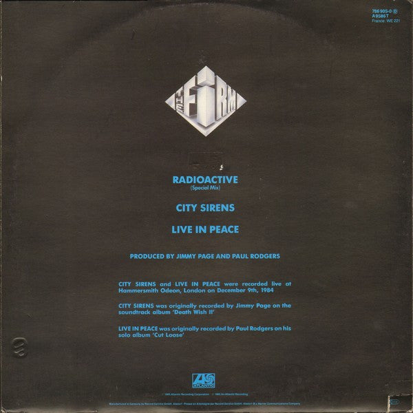 The Firm (7) : Radioactive (12")