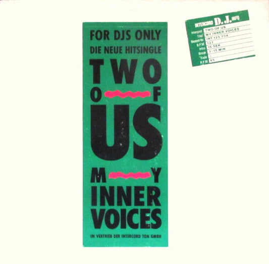 Two Of Us : My Inner Voices (12", Promo)