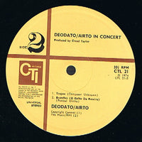 Deodato* / Airto* : In Concert (LP, Album)