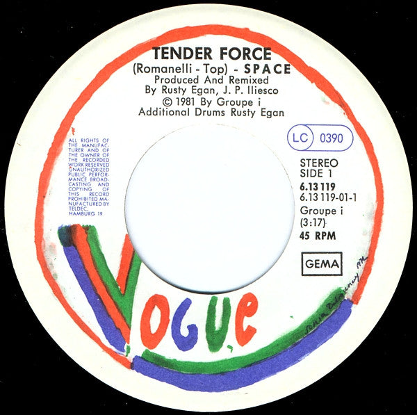 Space : Tender Force (7")