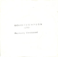 Richard Thompson : Shoot Out The Lights (7", EP, Promo)