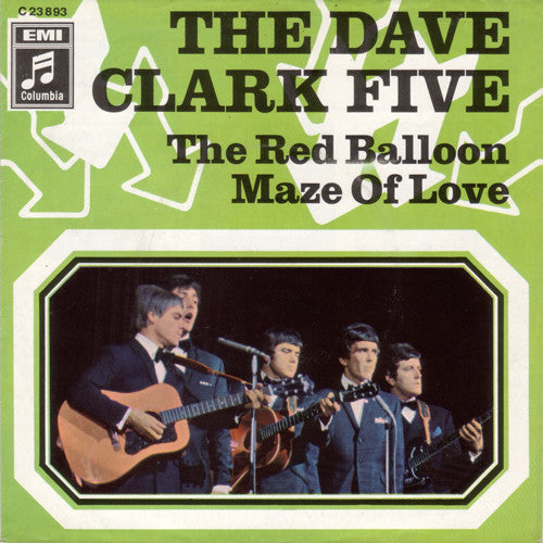 The Dave Clark Five : The Red Balloon / Maze Of Love (7", Single, Mono)
