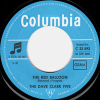 The Dave Clark Five : The Red Balloon / Maze Of Love (7", Single, Mono)