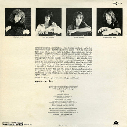 Patti Smith : Horses (LP, Album, RE, Gre)