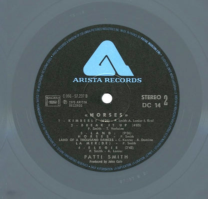 Patti Smith : Horses (LP, Album, RE, Gre)