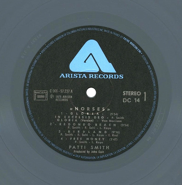 Patti Smith : Horses (LP, Album, RE, Gre)